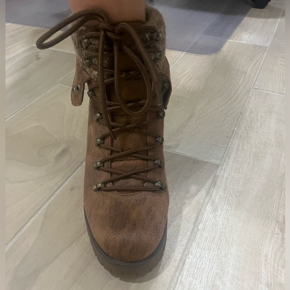 Steve Madden Gullible brown heeled boots - Picture 4 of 7